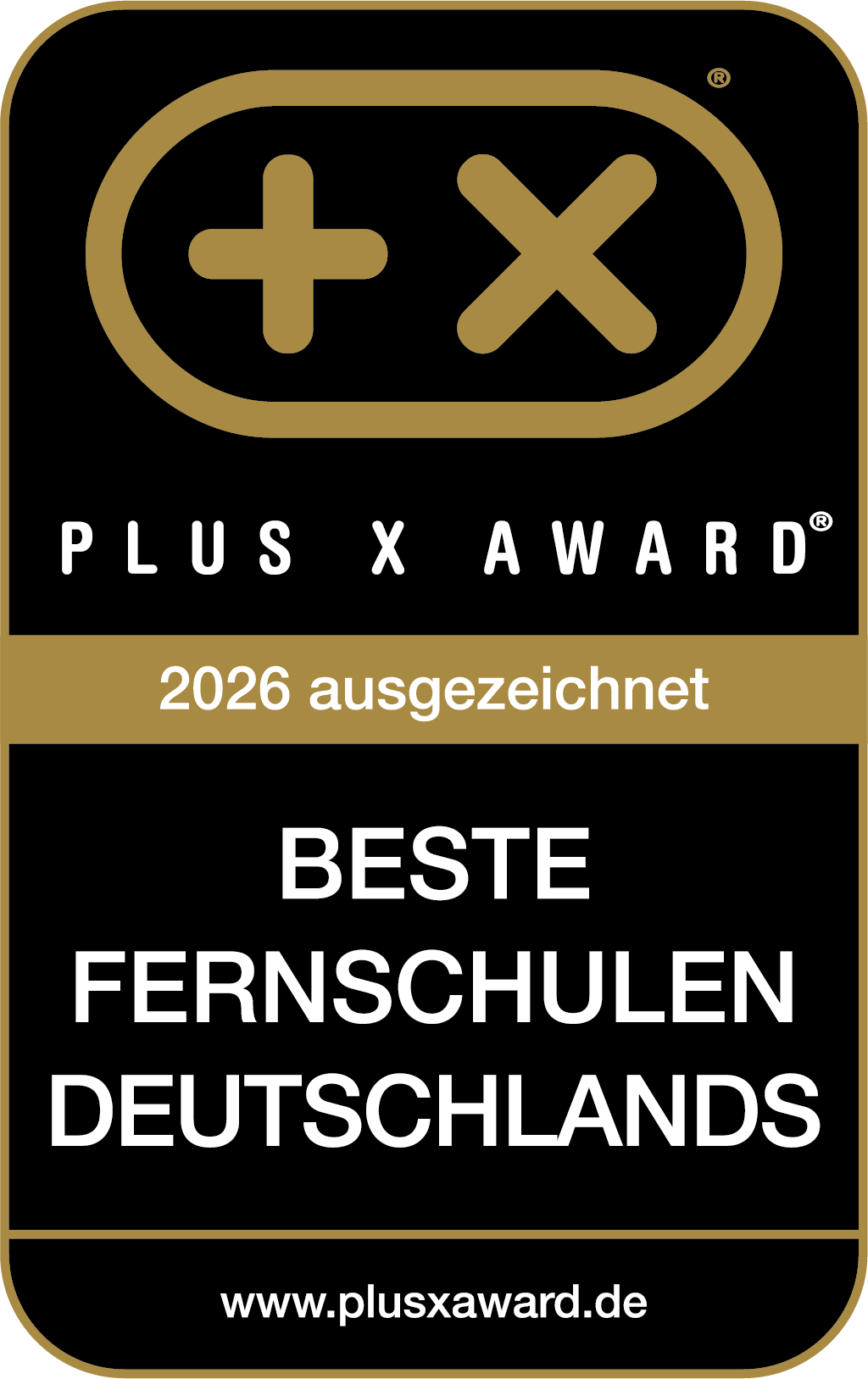 Logo von PLUSXAWARD - manQ für innovatives Lernkonzept 2026 ausgezeichnet